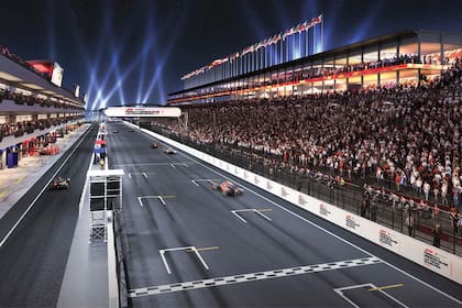 Las luces, un clásico de la llamatividad de Las Vegas, serán necesarias esta vez para desarrollar la carrera nocturna.