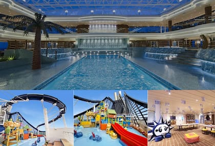 Las lujosas instalaciones del crucero que promociona un viaje de tres días con Neymar a bordo