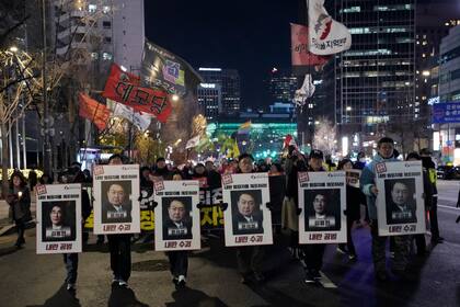 Las manifestaciones en contra del presidente surcoreano Yoon Suk Yeol en Seúl.