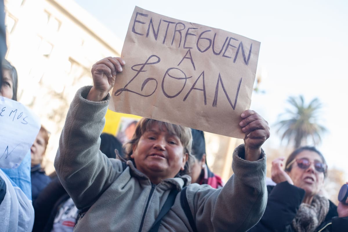 Las marchas por la aparición de Loan se extendieron a todo el país
