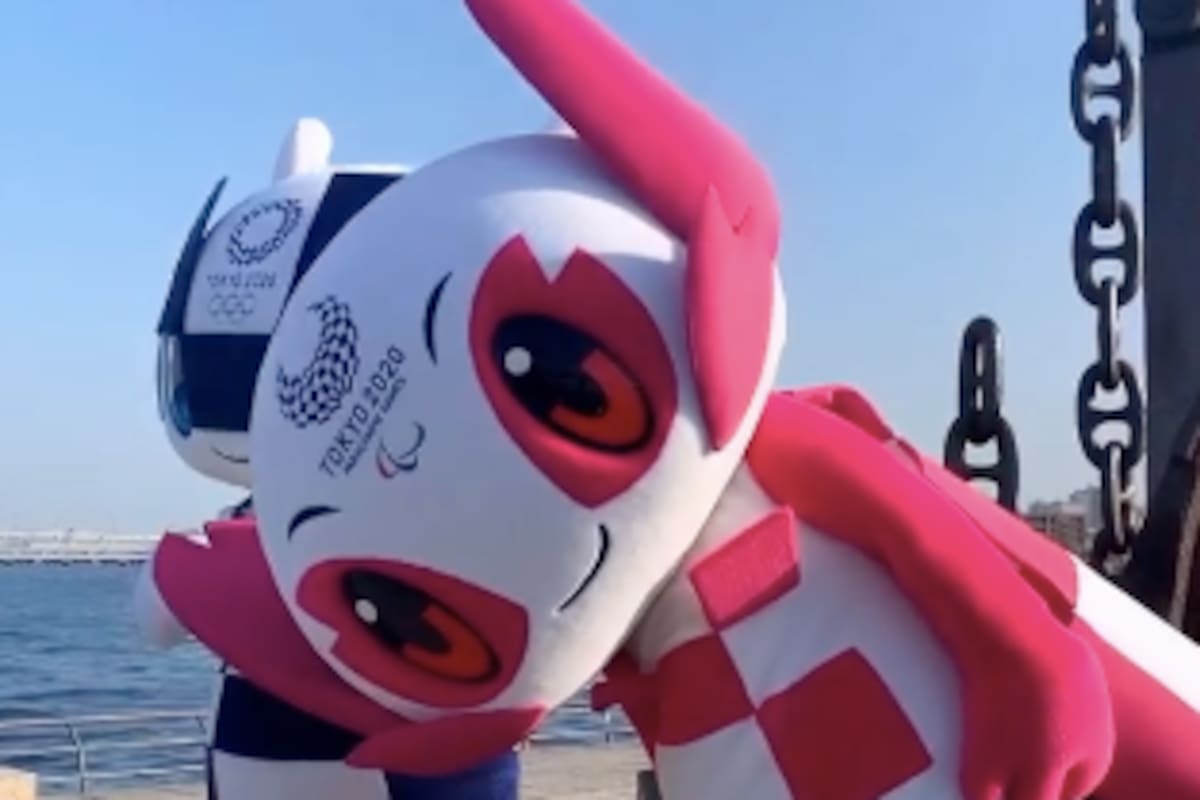 Las mascotas del evento que fue reprogramado para 2021