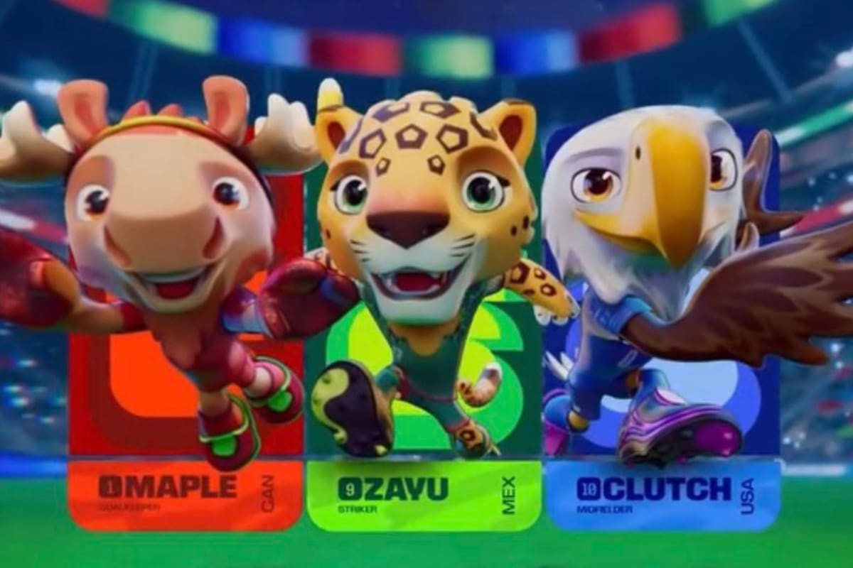 Las mascotas que representarán el Mundial 2026 son un alce, un jaguar y un águila (Captura/FIFA)
