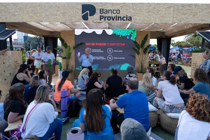 Las mateadas en el espacio de Banco Provincia tendrán este año foco en compostaje y bienestar financiero.