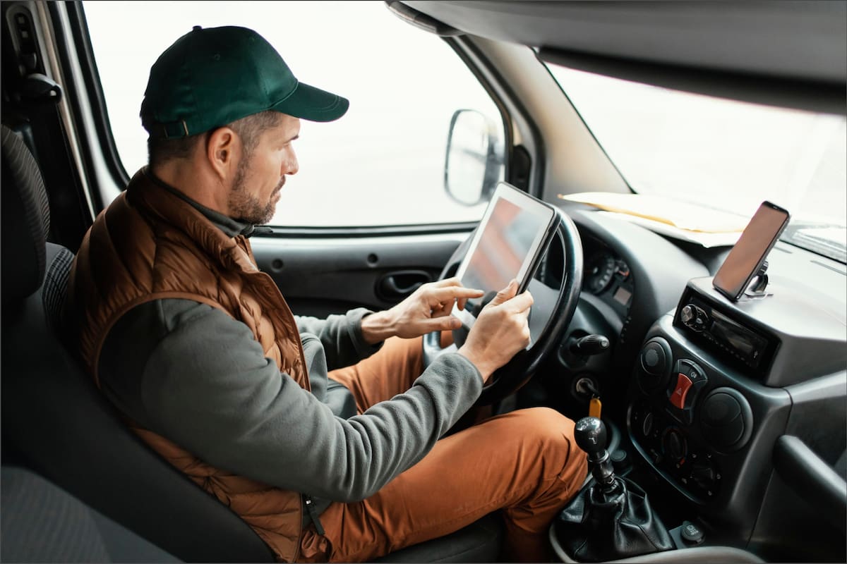 Las matrículas de los camiones tienen reglas distintas de colocación respecto de las de los autos particulares en California