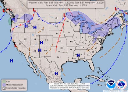 Las mayores acumulaciones se registraron en áreas al sureste de Chicago, lo que mostró un patrón típico de "efecto lago" donde la humedad adicional del lago Míchigan incrementa las nevadas en zonas orientales de la región