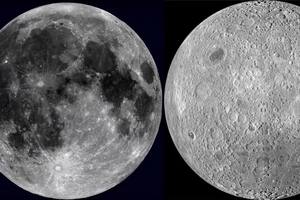 Las mayores diferencias entre la cara visible y la cara oculta de la Luna tienen que ver con la apariencia y la composición química