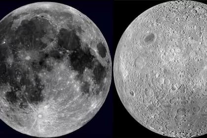 Las mayores diferencias entre la cara visible y la cara oculta de la Luna tienen que ver con la apariencia y la composición química