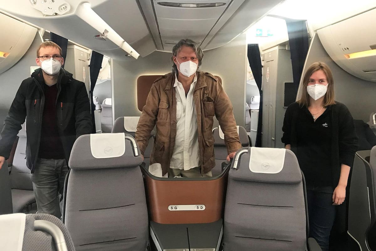 Las mediciones se tomaron en un avión de Lufthansa que voló sobre la región