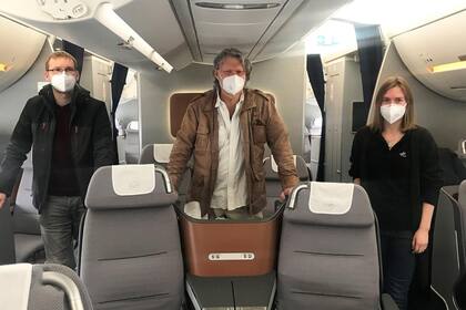 Las mediciones se tomaron en un avión de Lufthansa que voló sobre la región