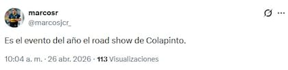 Las mejores reacciones del road show de Colapinto
