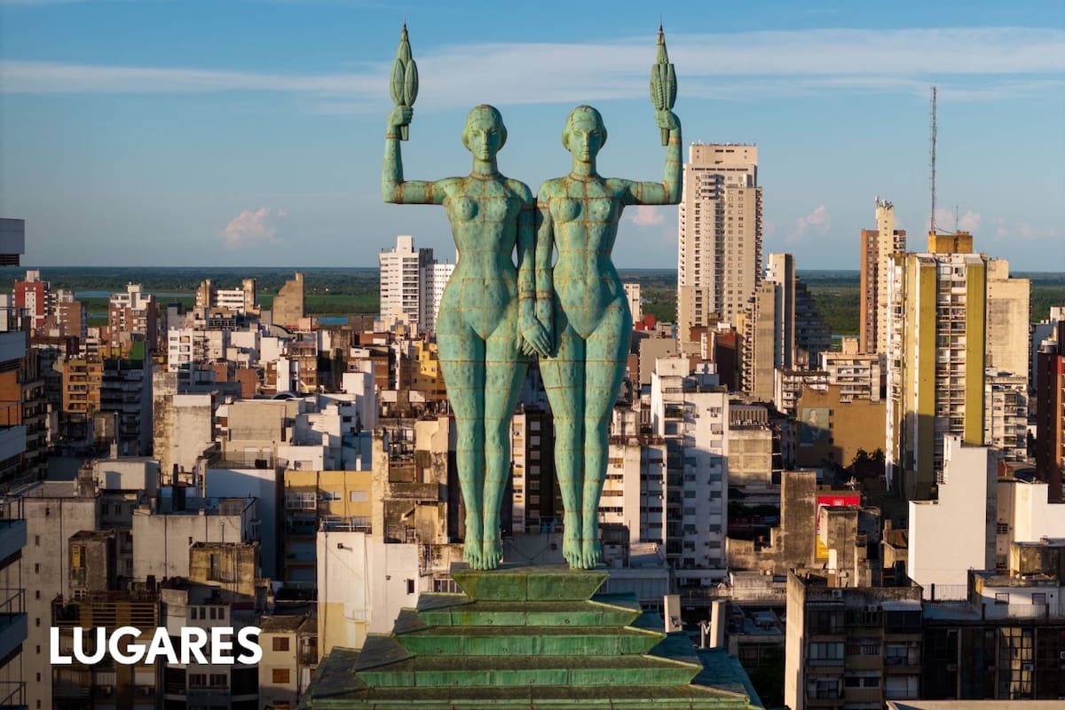 Las Mellizas son un atractivo de Rosario.