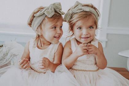 Las mellizas Taytum y Oakley hoy tienen 2,2 millones de seguidores en Instagram