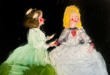 Las Meninas after Velazquez, de Romina Ressia, una de sus obras exhibidas en Del Infinito