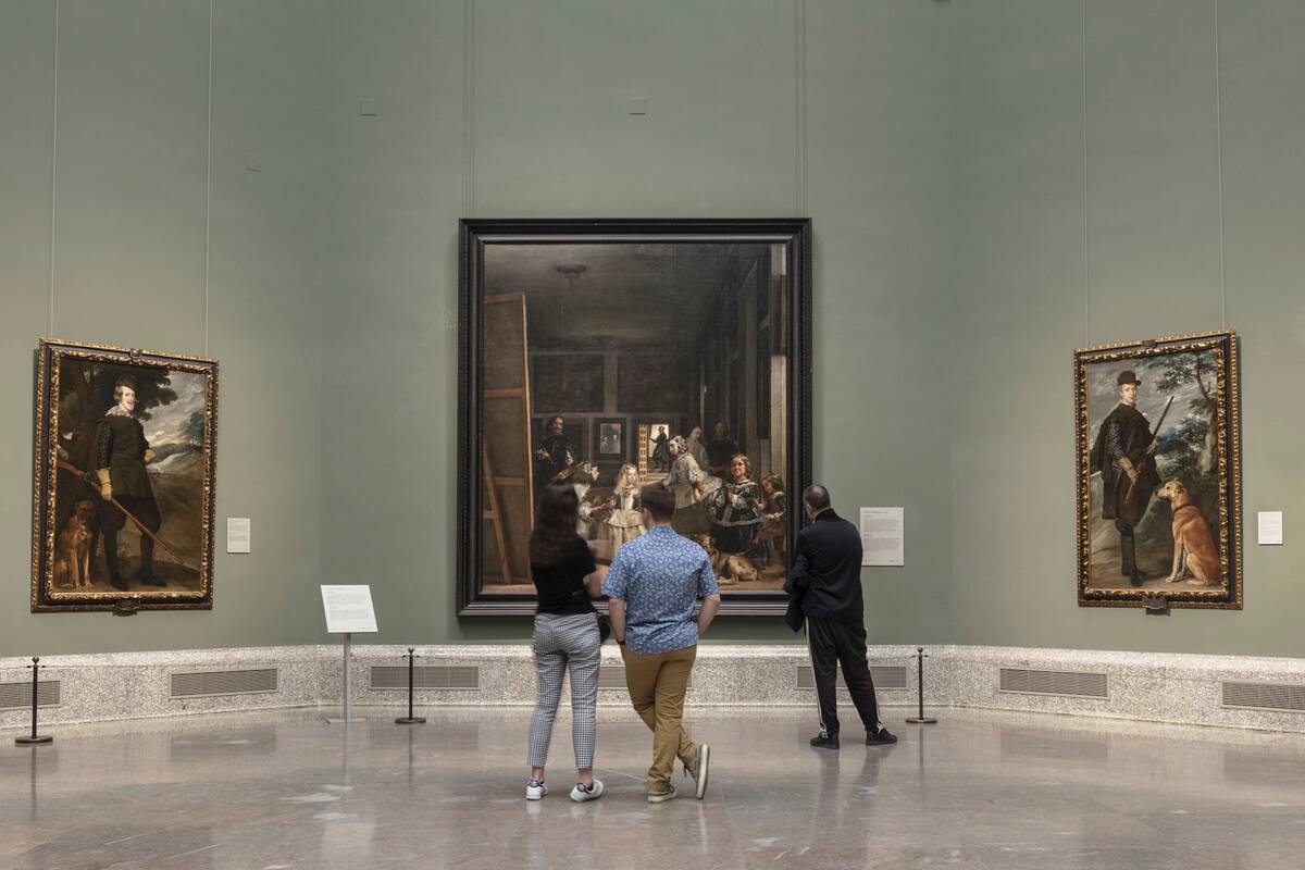Las Meninas, de Velázquez, en el Museo El Prado de Madrid
