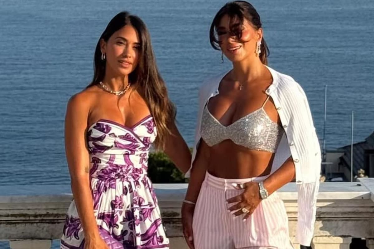 Las mini vacaciones de Anto Roccuzzo por Italia junto a Daniella Semaan