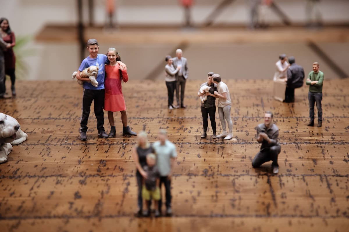 Las miniaturas de las personas creadas por Doob