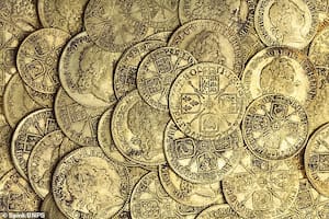 Las monedas halladas pertenecían a una familia de comerciantes que, se presume, desconfiaba de la operación del banco que recién había iniciado operaciones