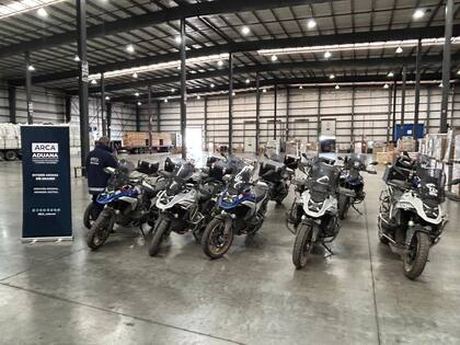Las motos incautadas son de marca BMW, modelo R1300 GS