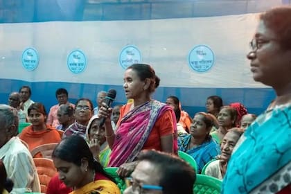 Las mujeres agradecen la dignidad que les proporcionan estas transferencias de dinero en efectivo