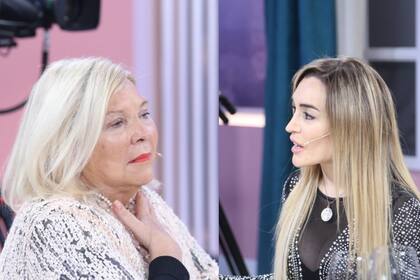 Las mujeres compartieron un tenso momento durante el programa