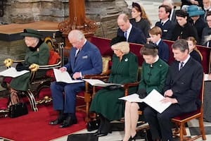 Las mujeres de la realeza se vistieron de verde durante la misa en memoria de Felipe de Edimburgo