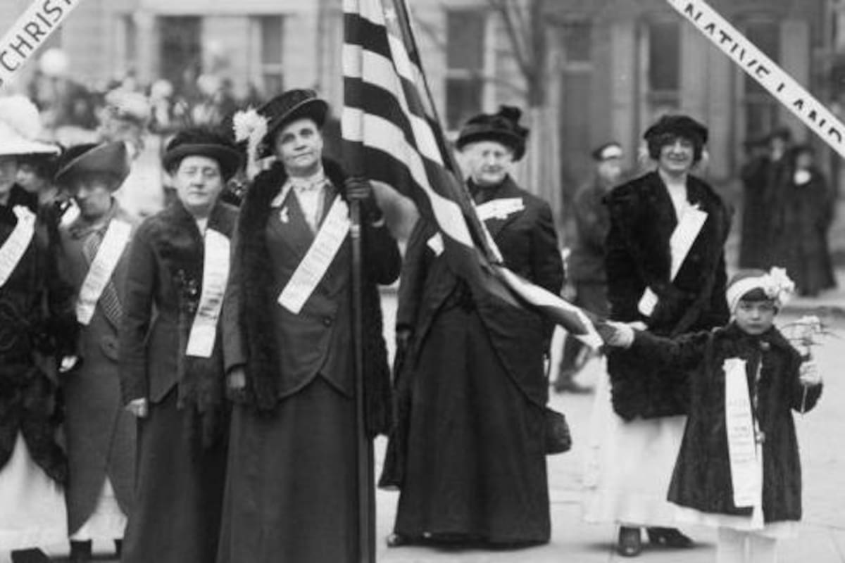Las mujeres fueron las primeras abanderadas de la prohibición del alcohol en EE.UU