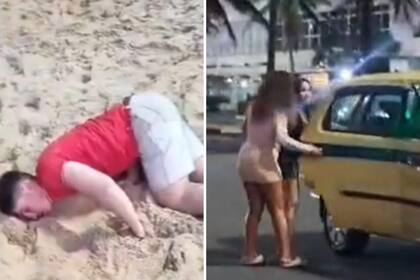 Las mujeres llevaron a los turistas a la playa, los drogaron y les robaron