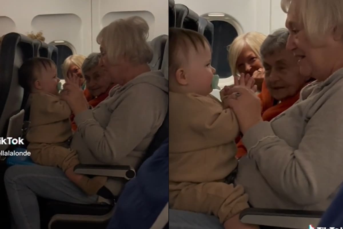 Las mujeres mayores tenían más experiencia con niños, por lo que lograron tranquilizar a la bebé rápidamente