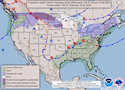 Las nevadas en Michigan alcanzarán acumulaciones de hasta 13 cm