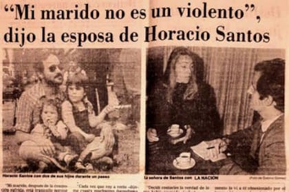 Las notas sobre el crimen en el diario LA NACION