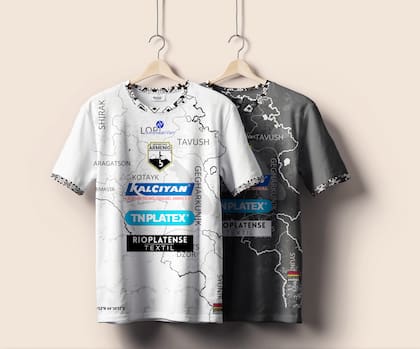 Las nuevas camisetas de Deportivo Armenio para la temporada 2025