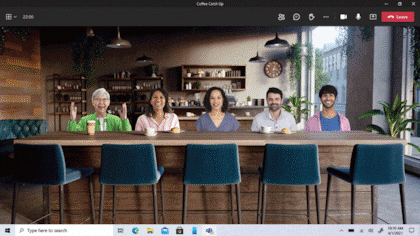 Las nuevas funciones de Teams para videoconferencias con amigos y familiares