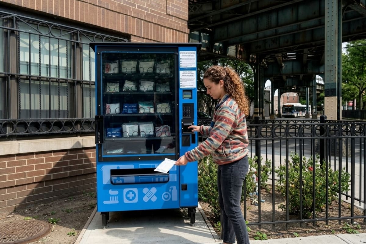 Las nuevas máquinas expendedoras de salud de Nueva York fueron colocadas en Staten Island