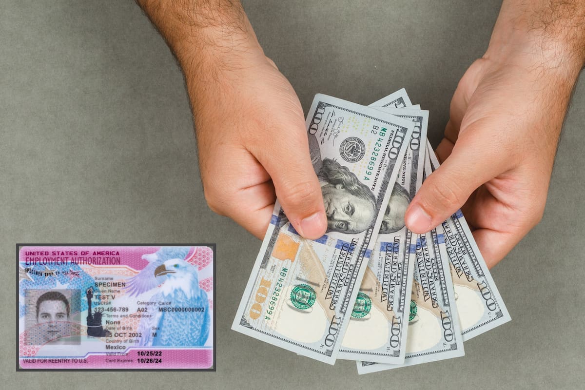Las nuevas tarifas de Uscis para el EAD y otros trámites entrarán en vigor en 2026