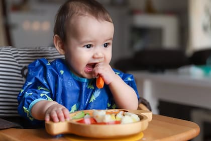 Las nuevas tendencias asocian a la alimentación complementaria del bebé con una etapa de exploración y una actividad sensorial, por eso es importante que coma en momentos en que no tiene sueño ni tampoco mucho hambre