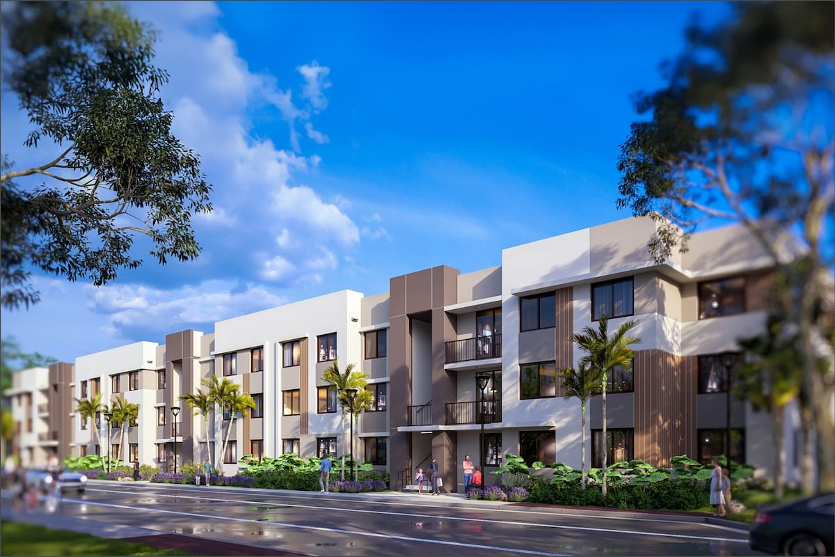 Las nuevas viviendas asequibles edificadas en 455 SW 16 Ave. Miami, FL 33135