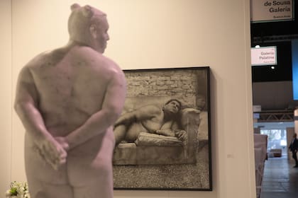 Las obras de Alexis Minkiewicz exhibidas el año pasado por De Sousa en arteba