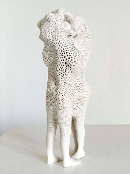 Las obras de Claudia Fontes, artista que representó a la Argentina en la Bienal de Venecia, ya despertaron interés en Nora Fisch