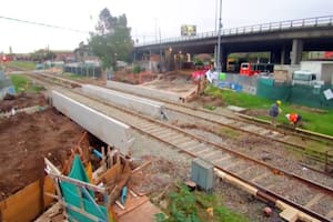 Las obras de pasos a nivel en distintos barrios porteños