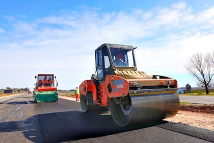 Las obras del distribuidor Gouin en la ruta 7