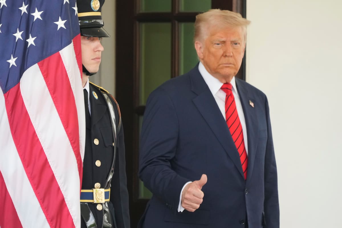 Las obras del salón de baile de Trump, bloqueadas en apelación