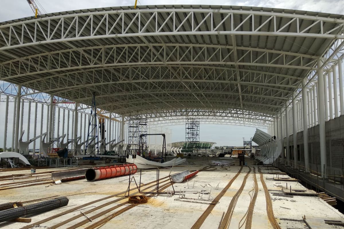 Las obras en el aeropuerto internacional de Ezeiza incluyen principalmente cambios en las terminales de arribos y partidas