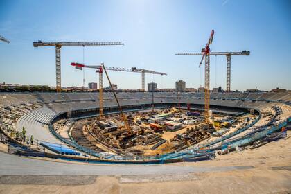 Las obras en el Spotify Camp Nou a 17 de julio de 2024 DEPORTES MARC GRAUPERA/FCB
