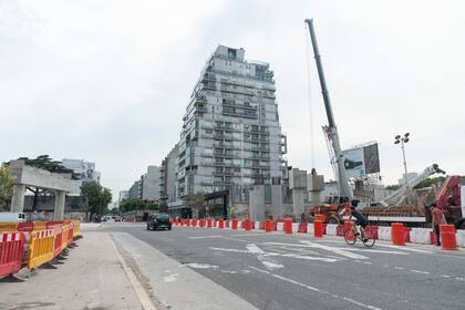 Las obras en la avenida Córdoba cambian su fisonomía
