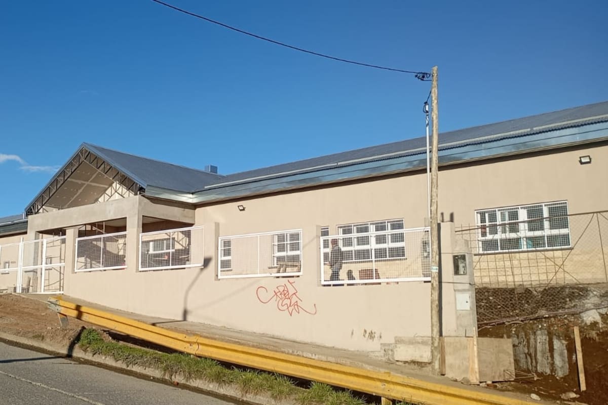 Las obras en la Escuela de Formación Cooperativa y Laboral N° 6 de Bariloche.