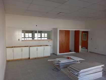 Las obras en la Escuela de Formación Cooperativa y Laboral N° 6 de Bariloche.