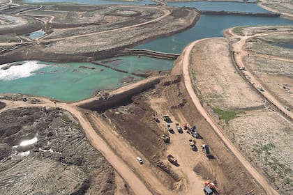 Las obras en los comienzos de Nordelta