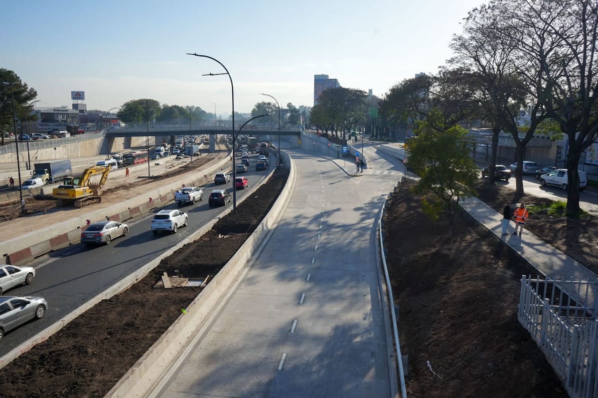 Las obras forman parte del proyecto para convertir la Dellepiane en la primera autopista parque de la Ciudad de Buenos Aires
