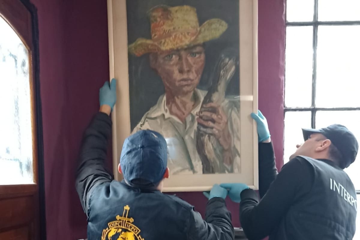 Las obras incautadas al falsificador de San Isidro