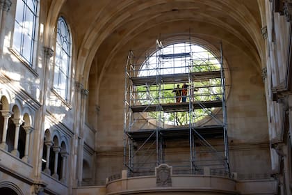 Las obras incluyen cambios en otras partes del templo, como la restauración de un vitraux
